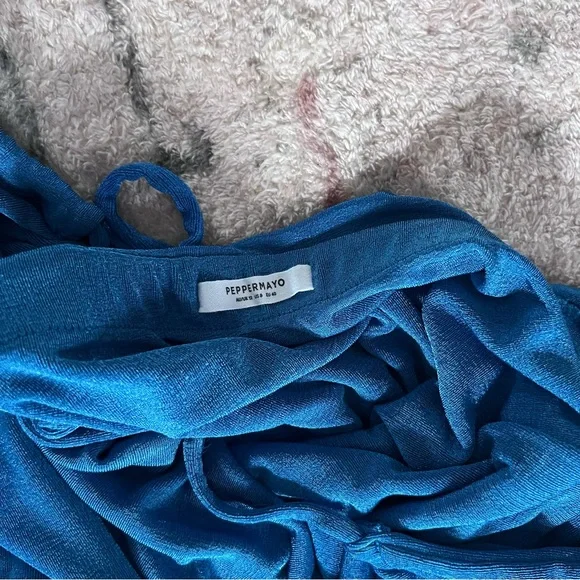 Peppermayo Your Revolution Cobalt Blue Midi Dress - Picture 3 of 4